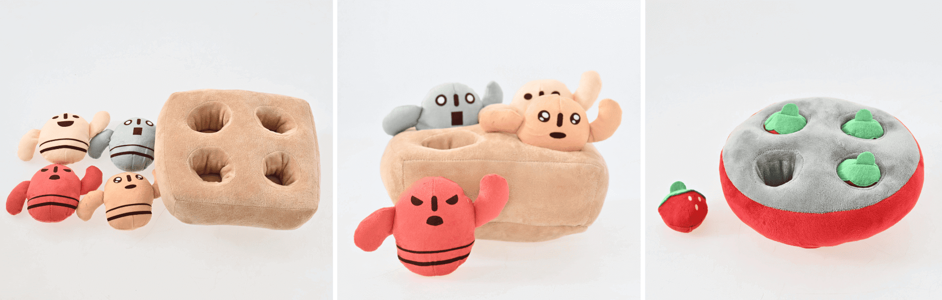ニトリの『知育トイ』-ノーズワーク　ハニワ、イチゴ