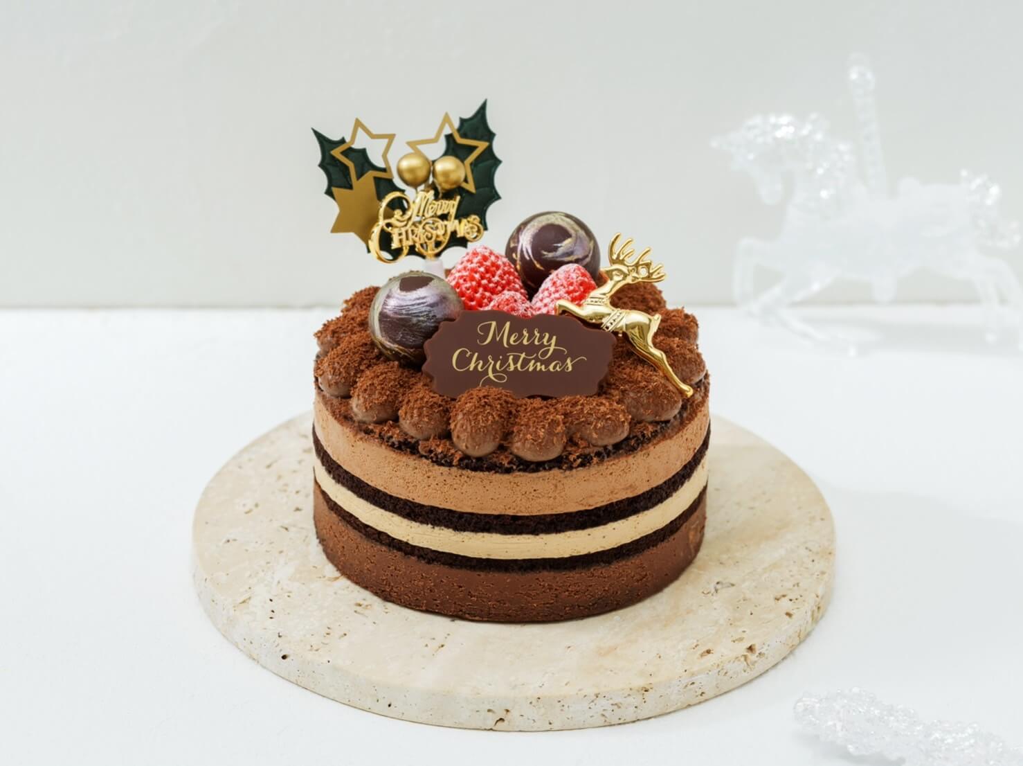 小樽洋菓子舗ルタオの2025年クリスマスケーキ『ショコラ ドゥ ノエル』