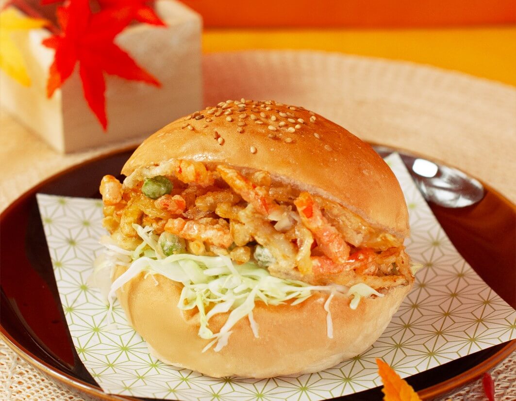 ペンギンベーカリーの『かき揚げバーガー』