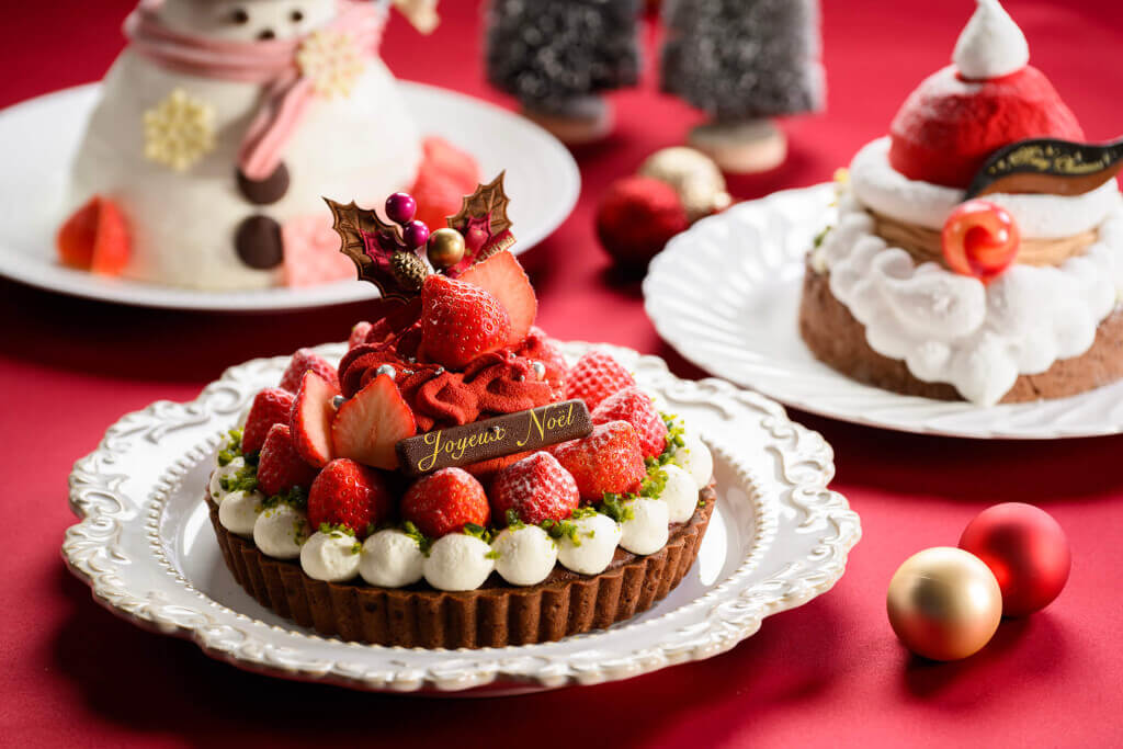 ANAクラウンプラザホテル札幌の『2025クリスマスケーキ』-いちごチョコタルト