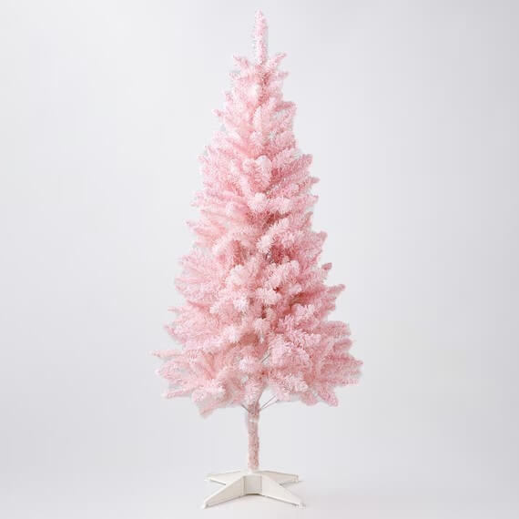 ニトリ デコホームの『クリスマスインテリア特集』-ヌードツリー(ピンク 150cm D n5HH)