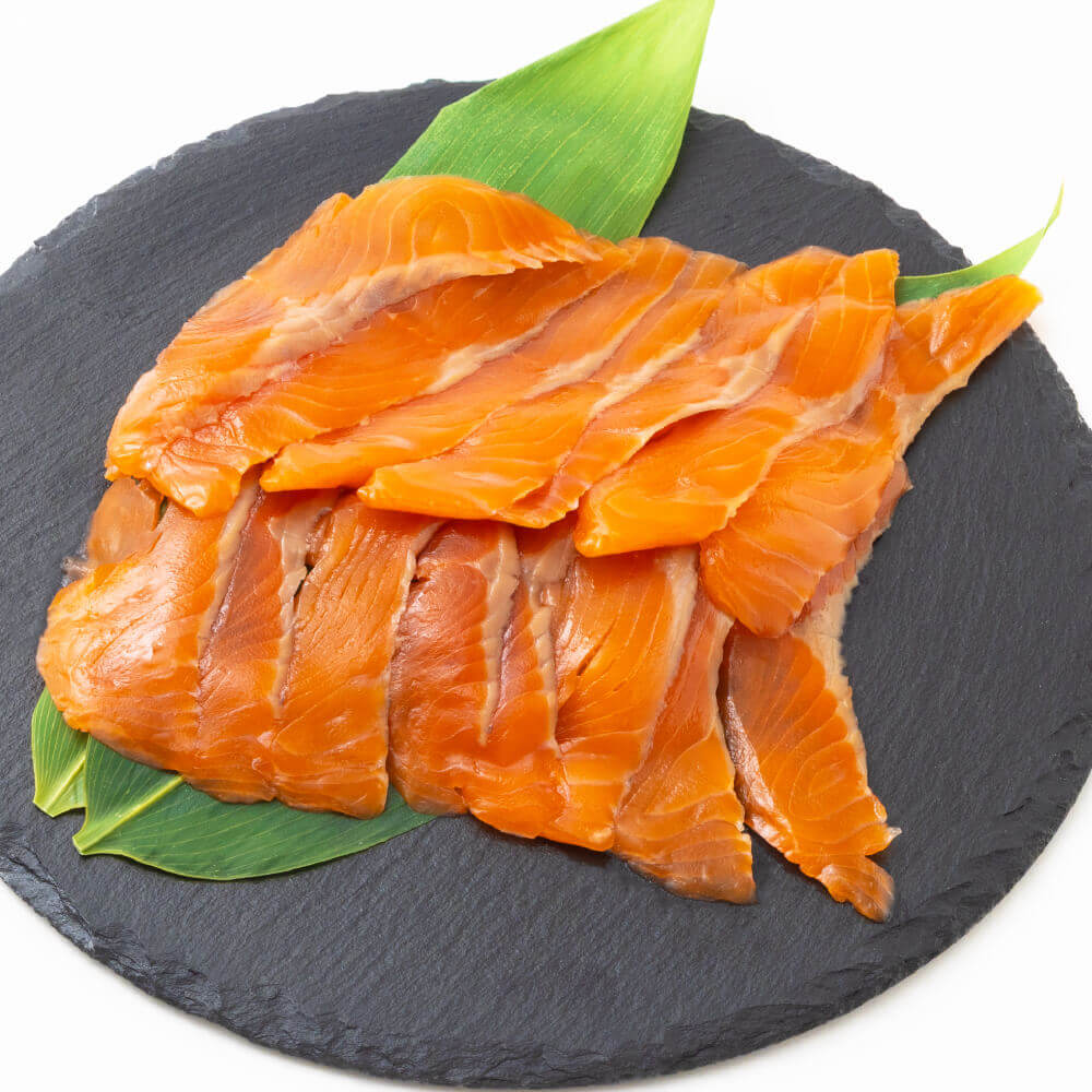 大丸札幌の『ディスカバリー北海道』-〈山下水産〉岩内サーモンを使ったスモークサーモン