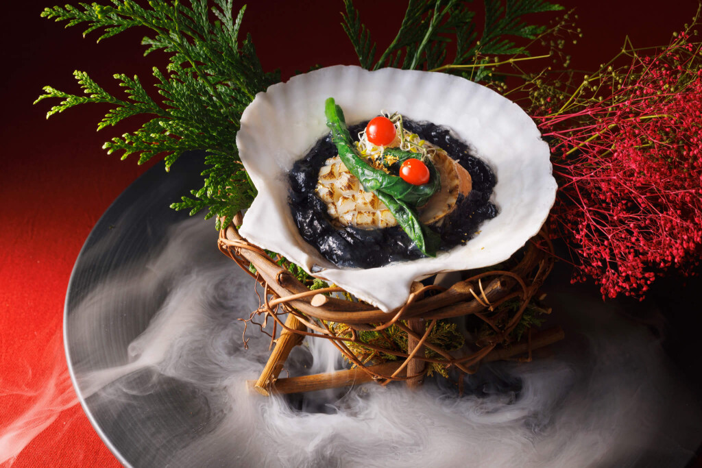 札幌エクセルホテル東急 2階 和食「からまつ」の『聖夜の灯火 クリスマス会席』-イメージ:焼物