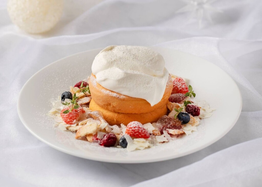 白い恋人パークのクリスマスイベント『白い恋人パーク ホワイトクリスマス~30th Anniversary~』-イシヤパンケーキ ~White Christmas~