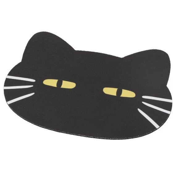 ニトリ デコホームの『マウスパッド(デコネコDH04 ブラック)』