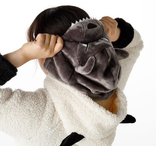 ニトリ デコホームの『着る毛布　Nウォーム ヒツジ KIDS80 NG09』