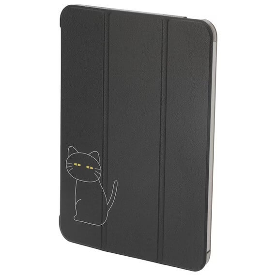 ニトリ デコホームの『iPadケース (デコネコDH03 ブラック)』