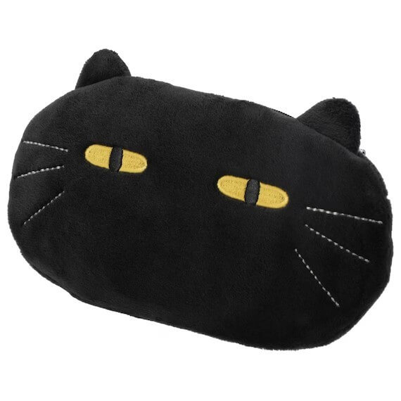 ニトリ デコホームの『ガジェットケース(デコネコDH02 ブラック)』