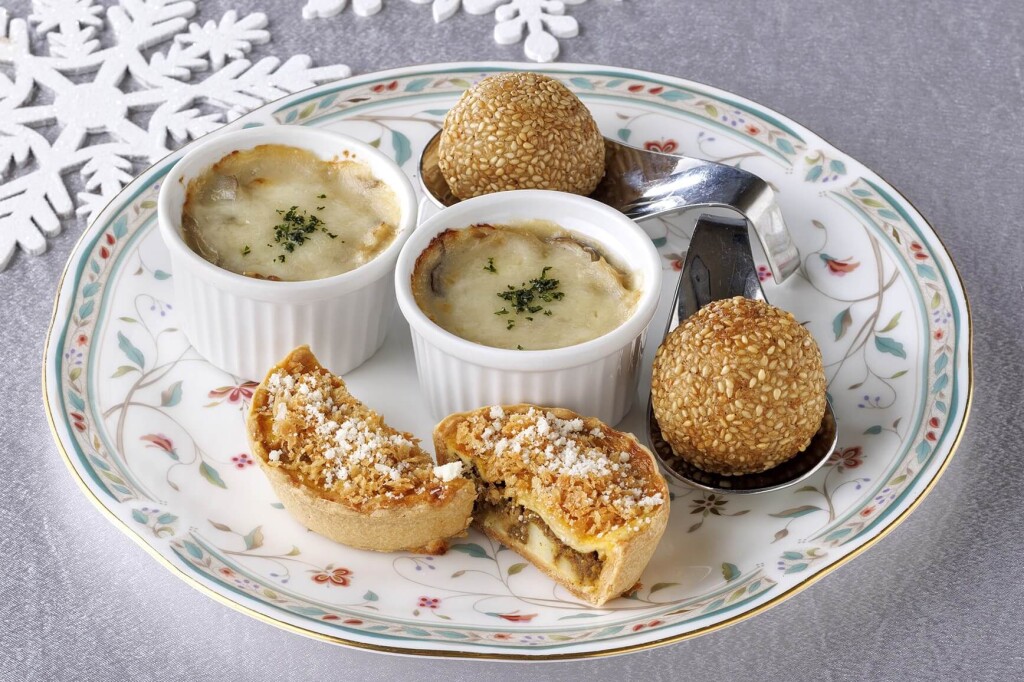 JRタワーホテル日航札幌のレストランフェア『Snow & Sparkle』-スノー＆スパークル アフタヌーンティーセット(3段目セイボリープレート)