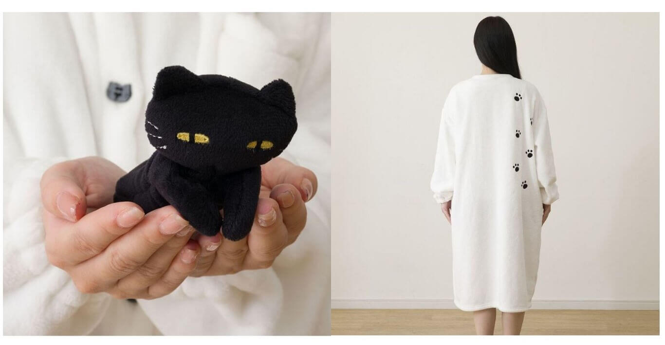 ニトリ デコホームの『着る毛布(NウォームSP デコネコ KK13)』