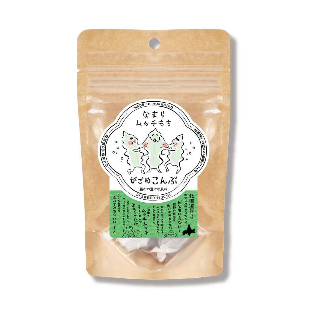 丸市岡⽥商店の『なまらムッチもち(がごめこんぶ)』