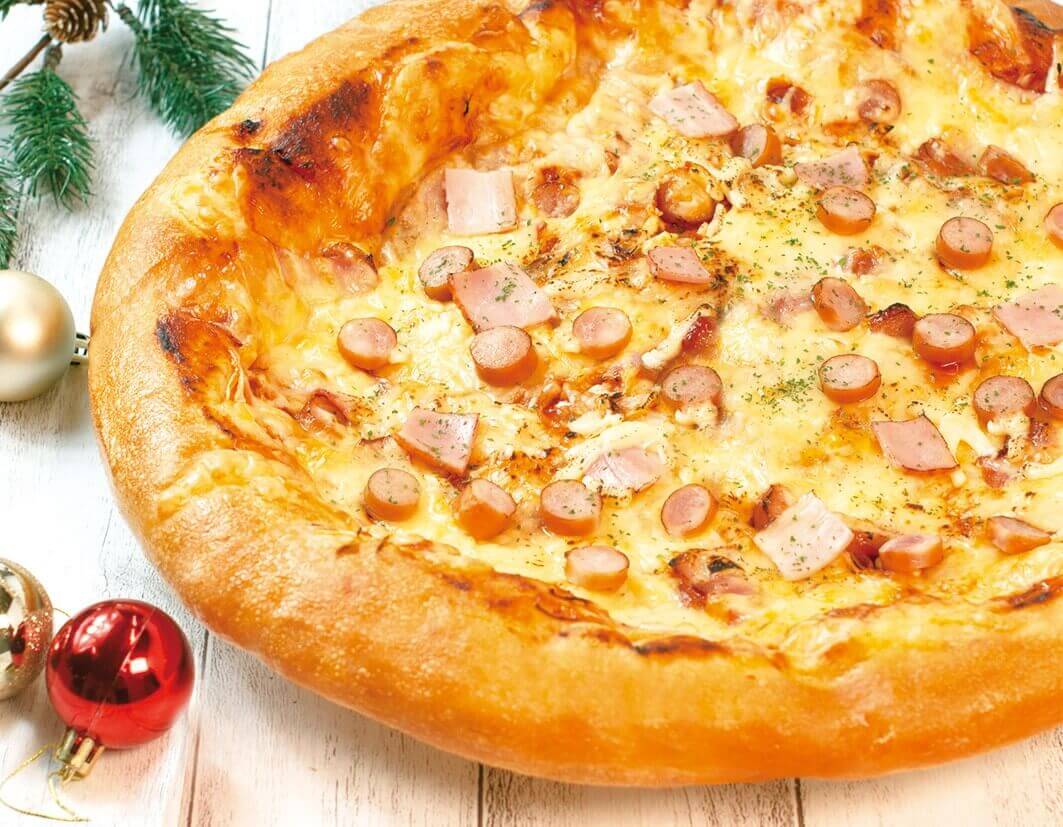 ペンギンベーカリーの『ゆめちから・でっかいど～！ピザ(ミックスピザ)』