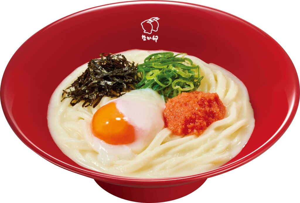 なか卯の『温たま明太クリームうどん』