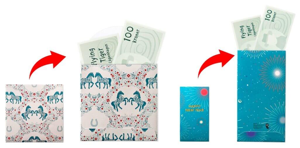 Flying Tiger Copenhagen(フライングタイガー)の干支グッズ 2026年「午・馬・うま」-ポチ袋