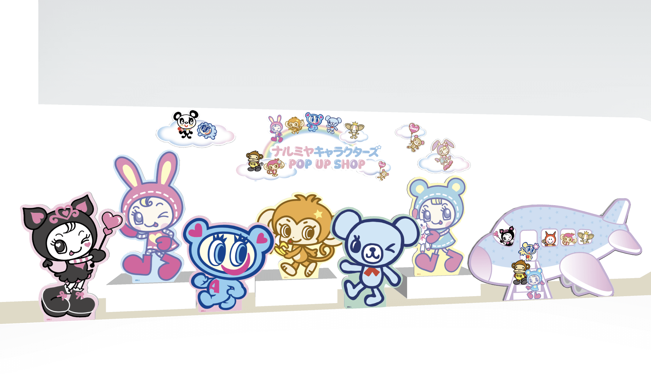 ナルミヤキャラクターズ POP UP SHOP in 札幌ステラプレイスのフォトスポット