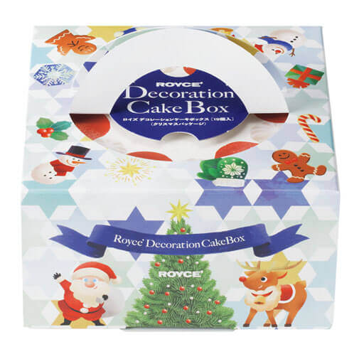 ロイズの『デコレーションケーキボックス[19個入](クリスマスパッケージ)』