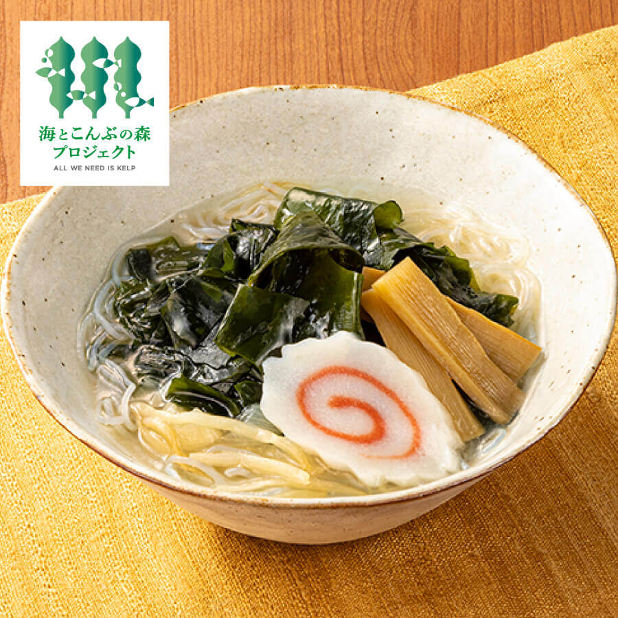 セブン‐イレブンの『うまいもの決定戦(北海道)』-函館塩ラーメン風わかめスープ(函館真昆布使用)