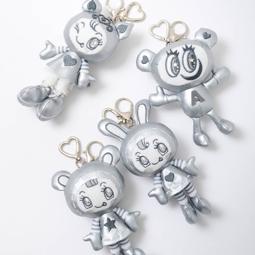 ナルミヤキャラクターズ POP UP SHOPの『シルバーぬいぐるみチャーム』