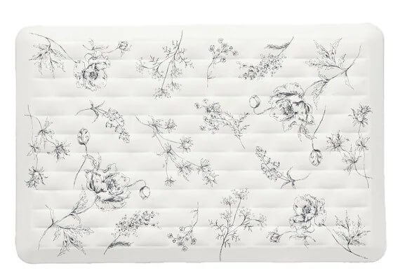 ニトリ デコホームの『珪藻土入りやわらかバスマット(ラインアートUM06)』