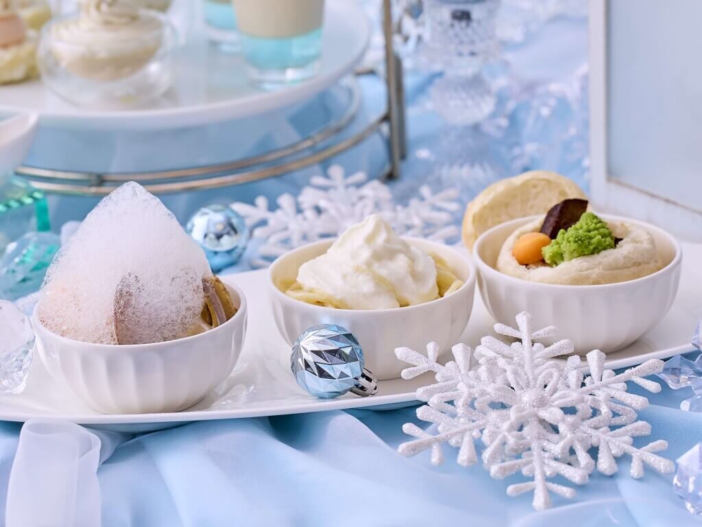 京王プラザホテル札幌の『シマエナガランチ冬~Like Afternoon Tea~』-メインディッシュ