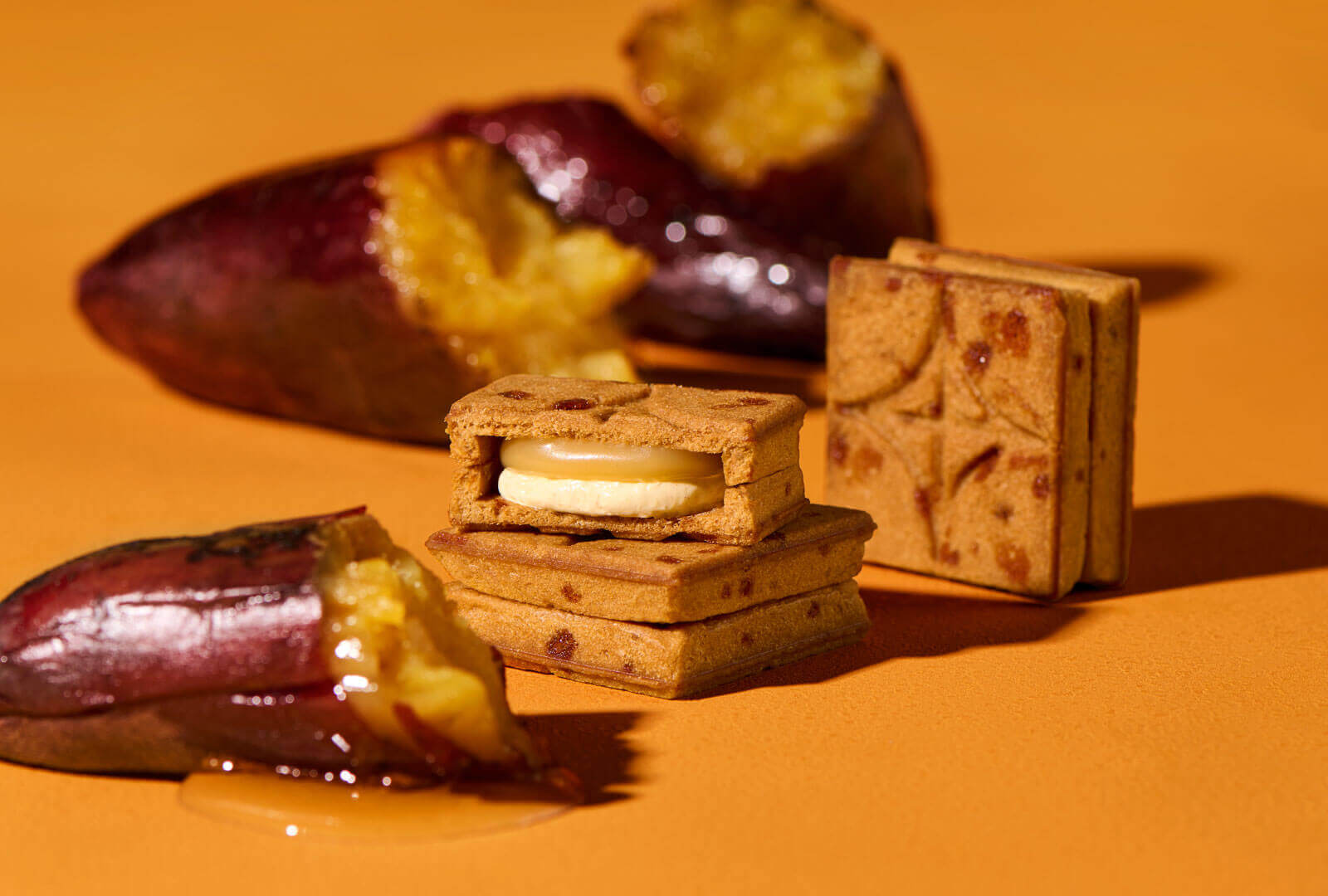 PRESS BUTTER SAND(プレスバターサンド)の『バターサンド〈蜜芋バター〉』