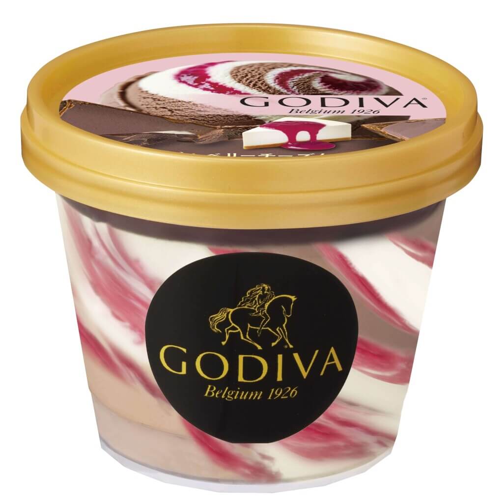 ゴディバ カップアイス『ダブルベリー チーズケーキ』