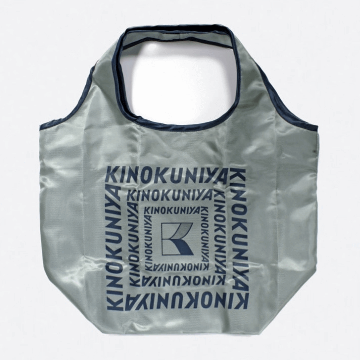 紀ノ国屋の『エコロジーバッグ誕生30周年「コンパクトバッグ」(ブルーグレー)』