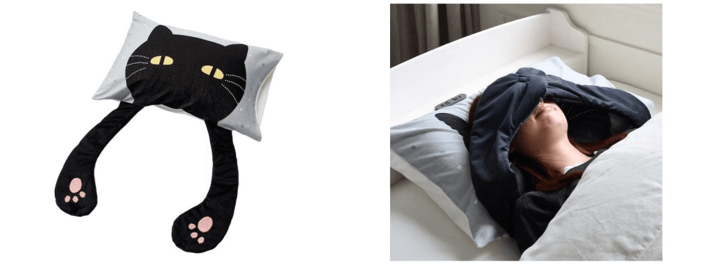ニトリ デコホームの『アイマスク付き枕カバー(DHデコネコ)』