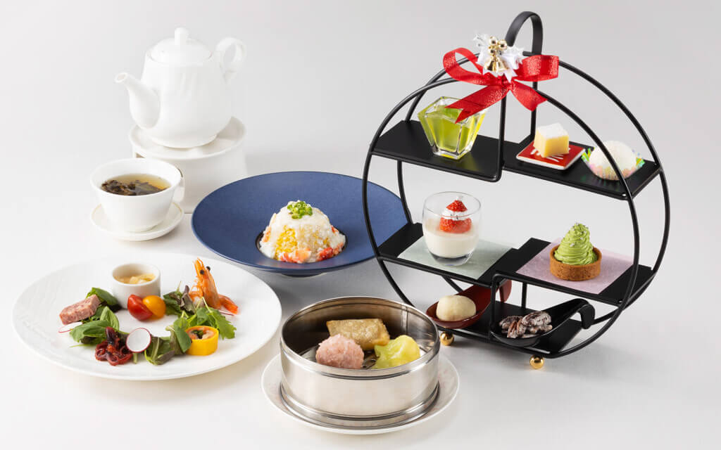 札幌グランドホテルの『Grand Christmas 2025』-チャイニーズアフタヌーンティーセット
