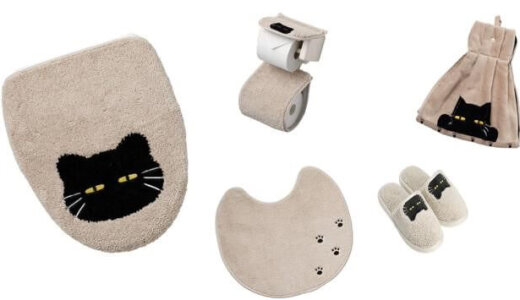 ニトリ デコホームからおうちがもっとかわいくなる『デコネコのトイレグッズ』が新登場！