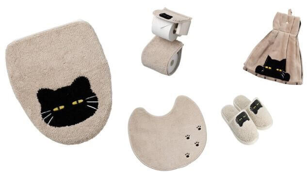 ニトリ デコホームの『デコネコのトイレグッズ』