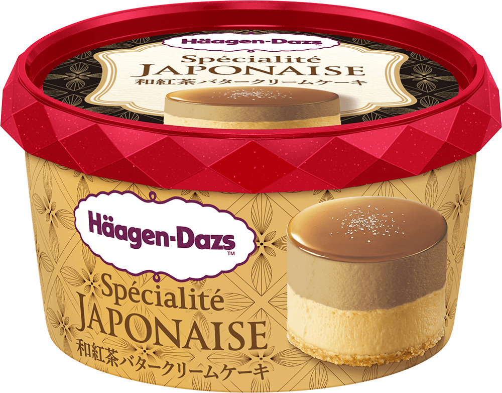 『ハーゲンダッツ スペシャリテジャポネ 和紅茶バタークリームケーキ』