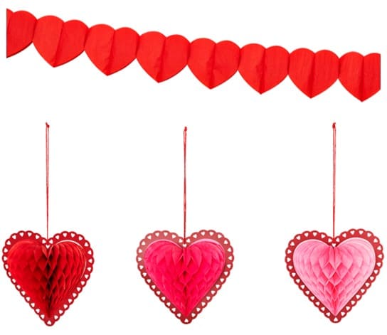 Flying Tiger Copenhagen(フライングタイガー)のギャレンタインアイテム『ガーランド(ハート)』