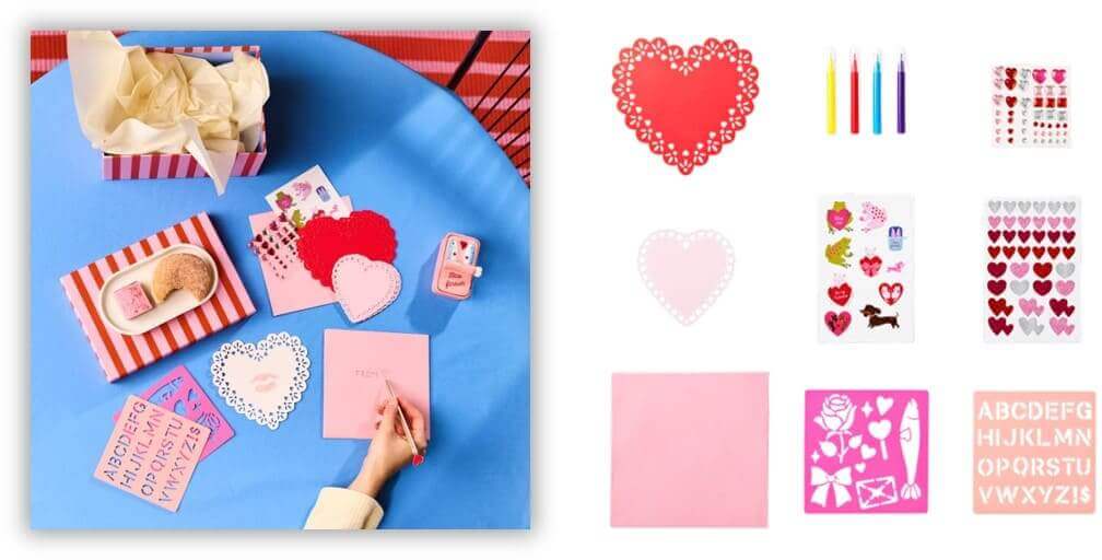 Flying Tiger Copenhagen(フライングタイガー)のギャレンタインアイテム『DIYメッセージカード』