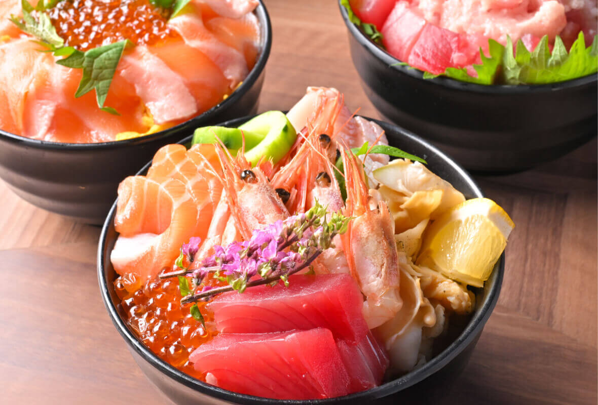 ホテルアベスト札幌の『ディナーバイキング』-海鮮丼