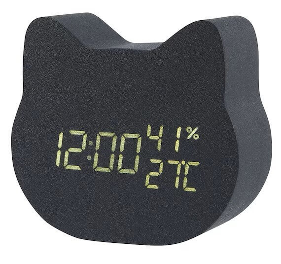 ニトリ デコホームの『LEDデジタル置き時計 デコネコ』