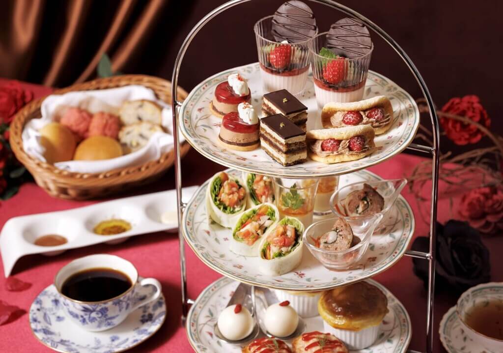 JRタワーホテル日航札幌のレストランフェア『Red Harmony』-レッドハーモニー アフタヌーンティーセット