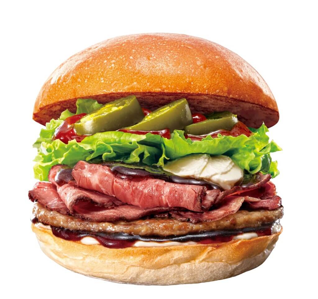 ロッテリアの『旨辛ローストビーフバーガー』
