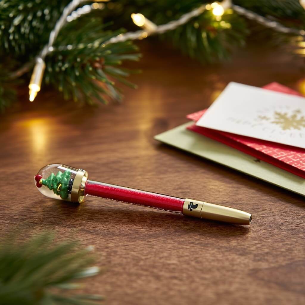 Flying Tiger Copenhagen(フライングタイガー)の『クリスマスギフトにぴったりなアイテム2025』-スノードームボールペン