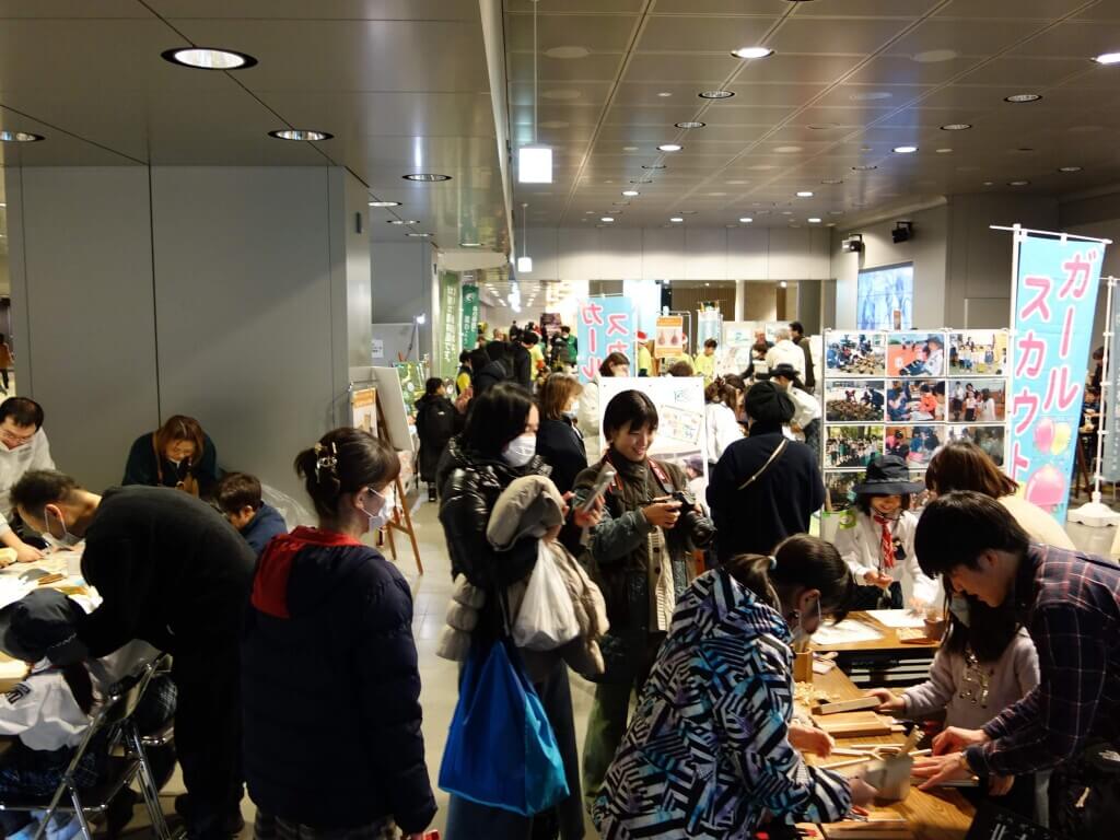 『木育ひろば in チ・カ・ホ』-開催の様子