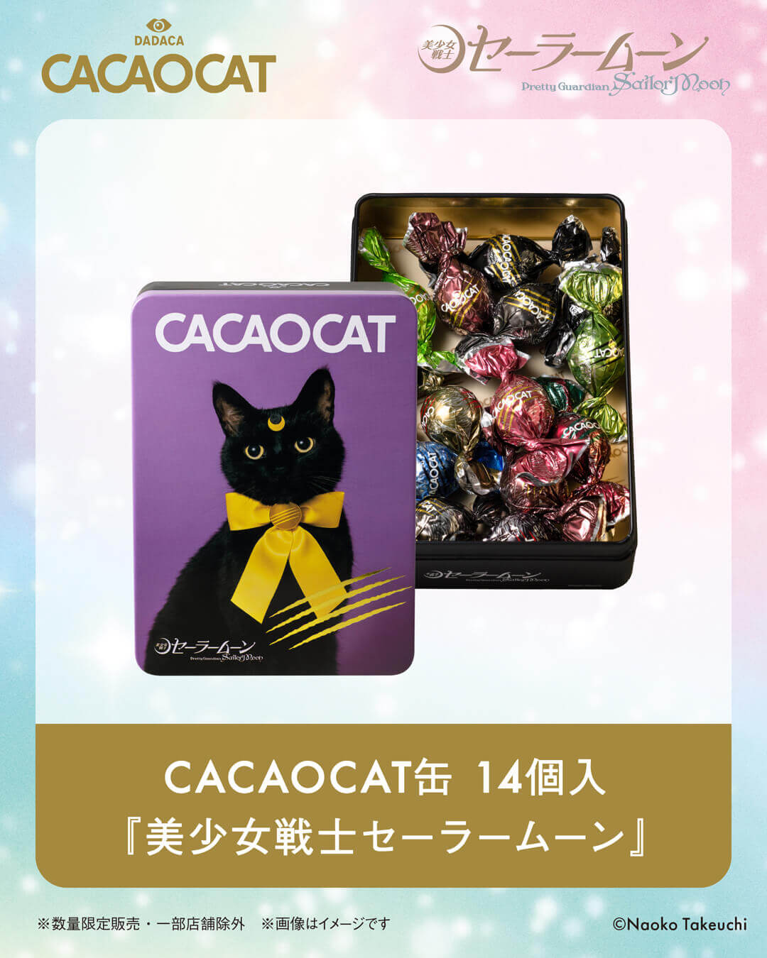 CACAOCAT×美少女戦士セーラームーンの『CACAOCAT缶 14個入『美少女戦士セーラームーン』』