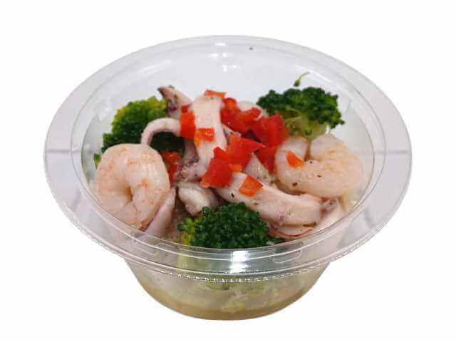 セブン‐イレブンの『いかと海老ブロッコリーオリーブオイル仕立て』