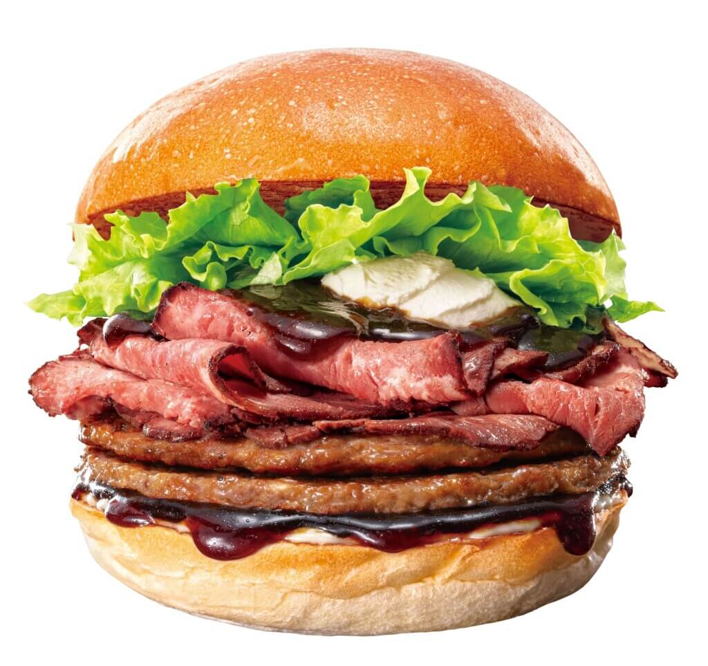 ロッテリアの『ダブルローストビーフバーガー』