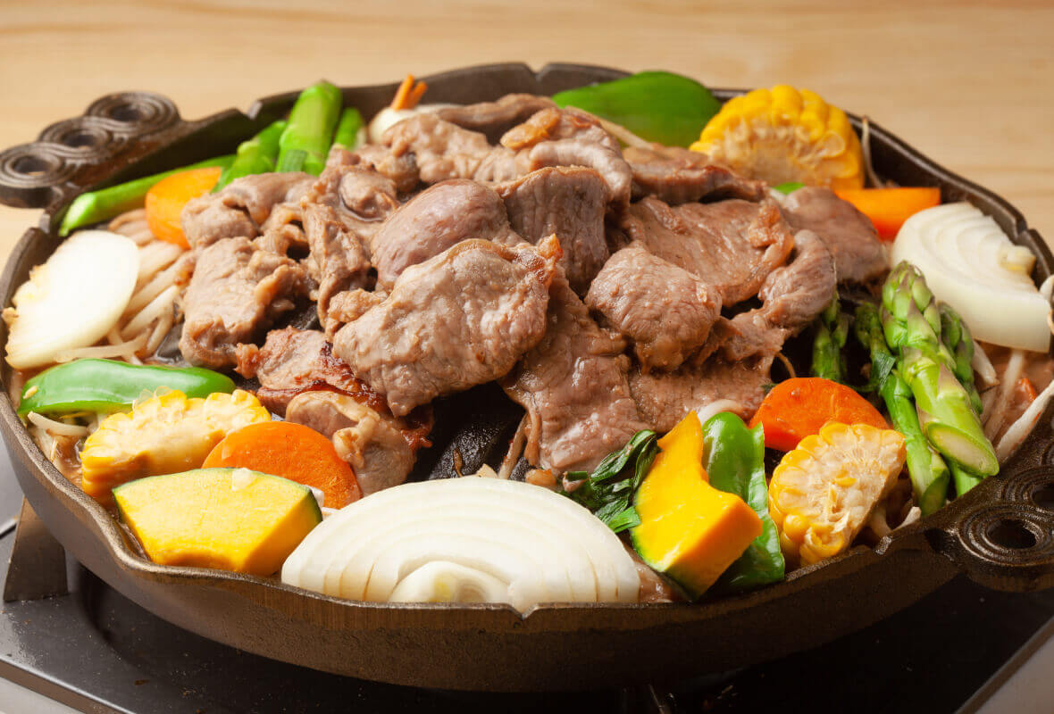 ホテルアベスト札幌の『ディナーバイキング』-ジンギスカン