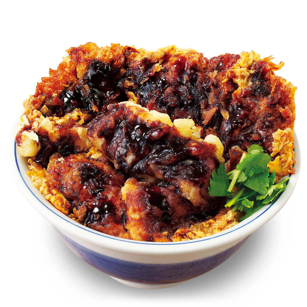 とんかつ専⾨店「かつや」の『豚ロース天とチキンカツ丼』