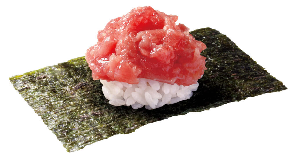 はま寿司の『本鮪中落ちつつみ』