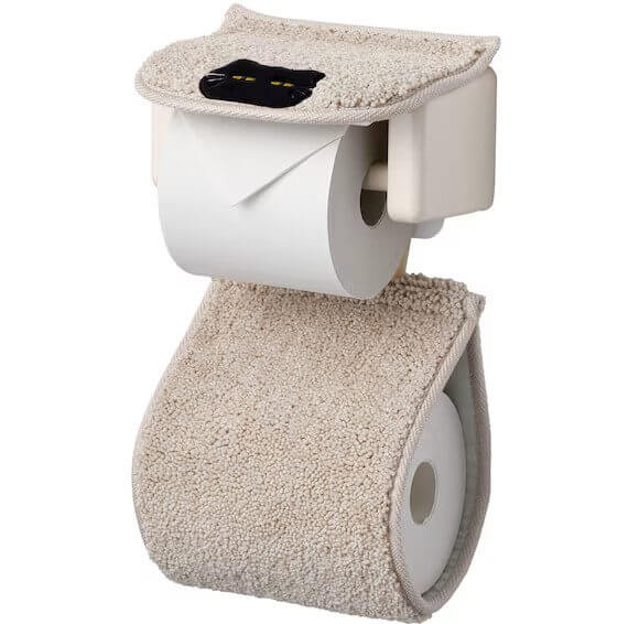 ニトリ デコホームの『ロールホルダーカバー(デコネコ GT01)』