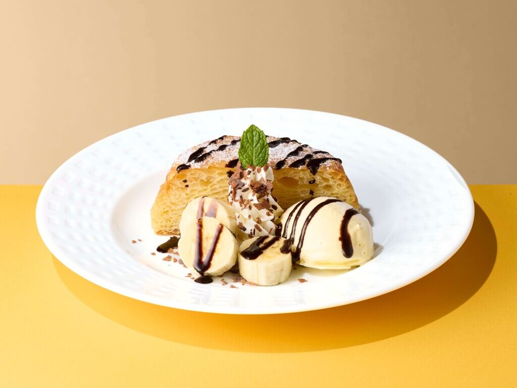 ココスの『ランチ ハーフ 背徳のチョコバナナココッシュ』