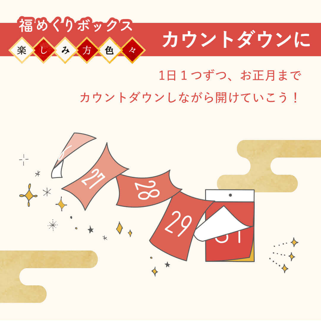 ロイズの『福めくりボックス』-楽しみ方