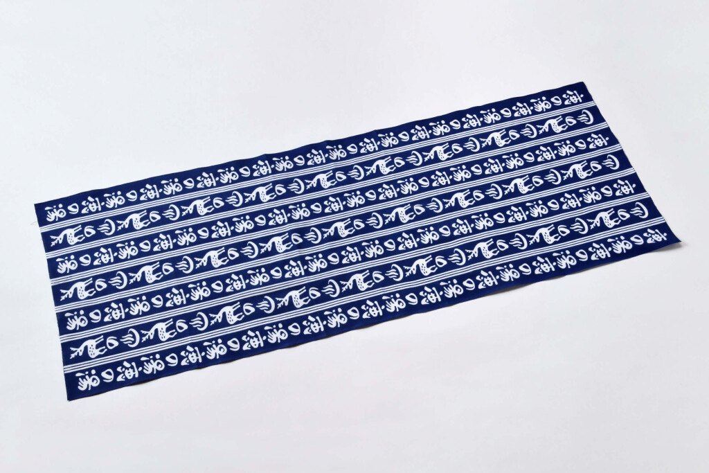 定山渓 鹿の湯×手ぬぐいの専門店 かまわぬの『コラボ手ぬぐい』-鹿の湯判じ絵手ぬぐい